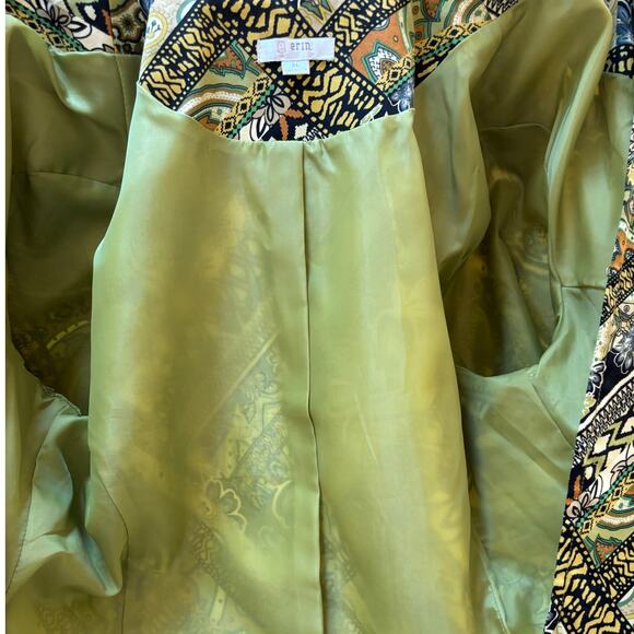 American Vintage 90's Vibrant Patterned Suit Jacket - XL - Picture 12 of 12